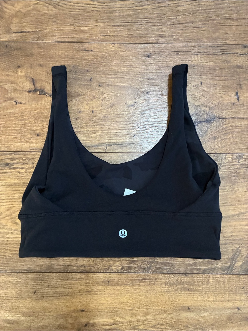 lululemon Align Reversible Bra in black, featuring size 6 good condition